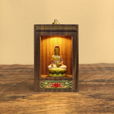 Portable Lighted Shrine – Artisan Guanyin Statue
