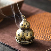 Chinese Bai Fu Gourd-Shaped Incense Burner
