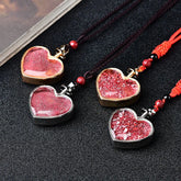 Natural Mineral Gau Box Pendant - For Home Protection and Safety