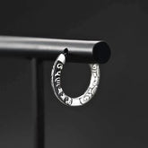 Six-Word Mantra Earrings - Protection and Blessing