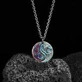 Taoist Tai Chi Yin Yang Bagua Circle Pendant