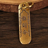 Wealth Attracting Talisman Keychain - Metal