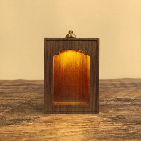 Mini Lighted Shrine with Door – Handcrafted Guanyin