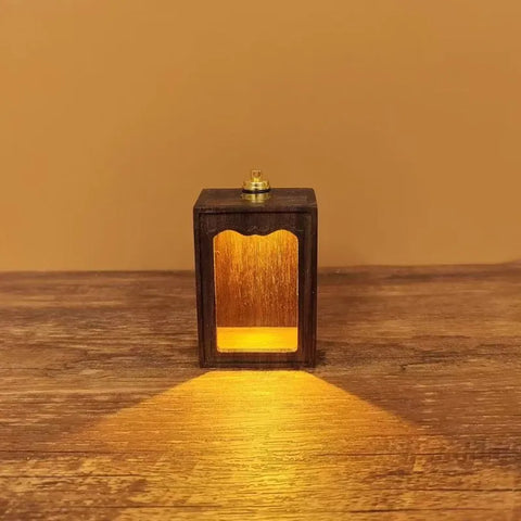 Modern Mini Shrine with Light – Painted Ksitigarbha