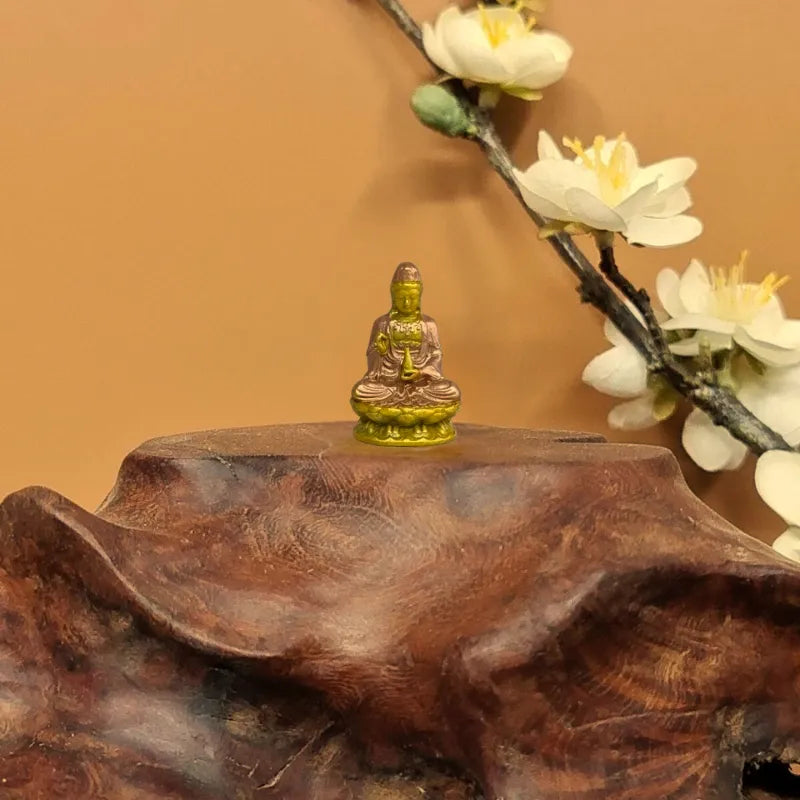 Portable Lighted Shrine – Artisan Guanyin Statue