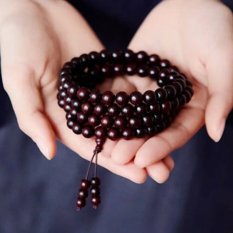 Buddha-Stein 108-Perlen Gebets- und Meditations-Mala-Armband