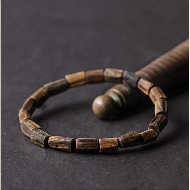 Buddha Stone Brunei Agarwood Elegant Couple's Bracelet