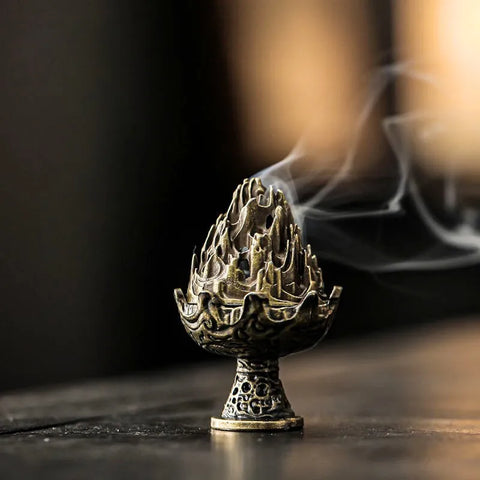 Brûleur d'encens en pierre chinoise Shoushan
