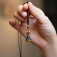 Traditioneller chinesischer Glücks-Buddha-Anhänger – alte Handwerkskunst