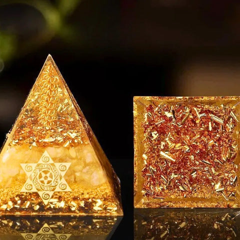 Pyramide de citrine – Attirez la richesse et le succès avec cette pierre de prospérité