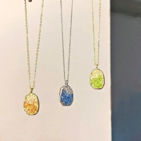 Collier en cristal dégradé - Pour la guérison et l'équilibre