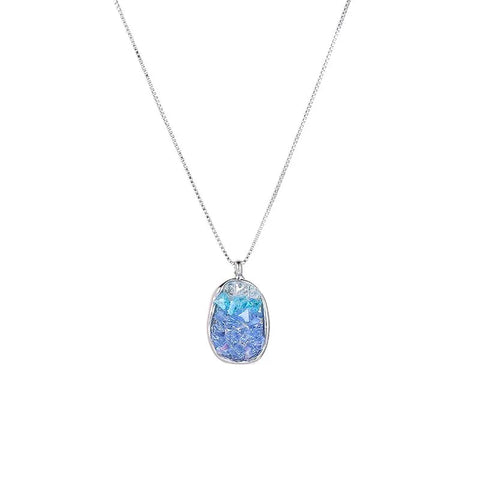 Collier en cristal dégradé - Pour la guérison et l'équilibre