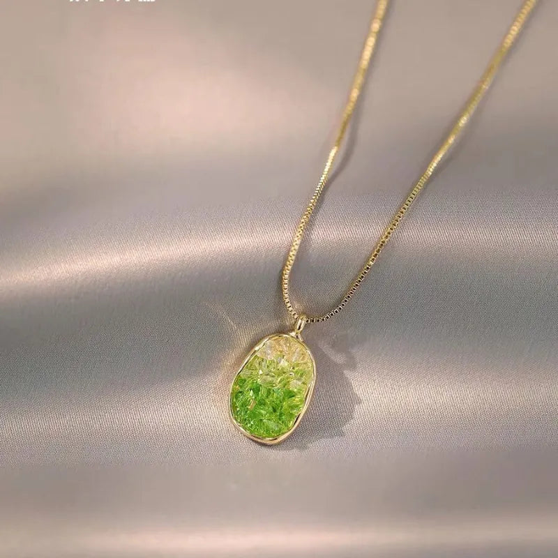 Gradient Crystal Necklace - For Healing and Balance