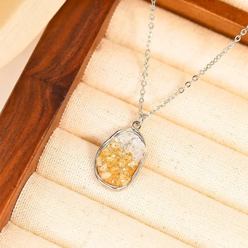 Gradient Crystal Necklace - For Healing and Balance