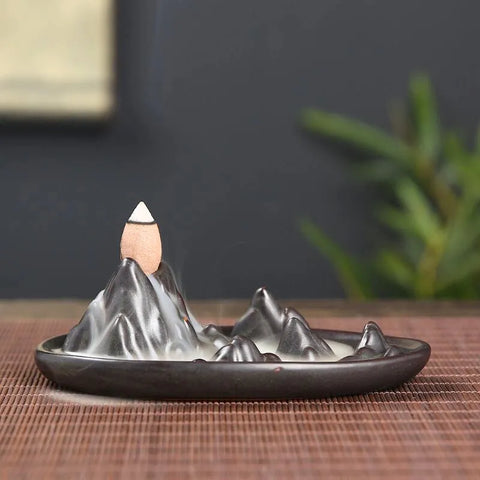 Brûleur d'encens à flux inversé de la mer de nuages ​​de Lushan - Eau de montagne