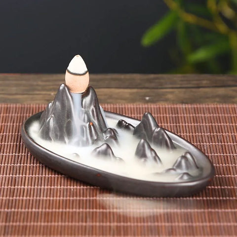 Brûleur d'encens à flux inversé de la mer de nuages ​​de Lushan - Eau de montagne