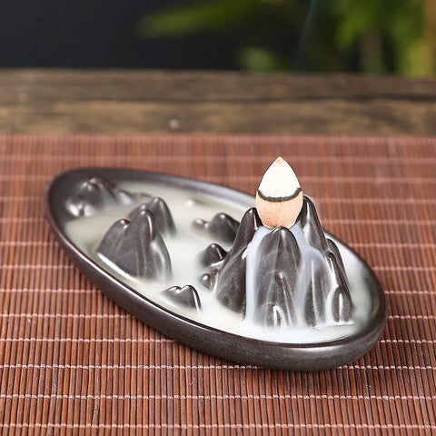 Brûleur d'encens à flux inversé de la mer de nuages ​​de Lushan - Eau de montagne