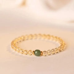 Natural Citrine Wealth-Attracting Bracelet