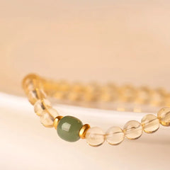 Natural Citrine Wealth-Attracting Bracelet