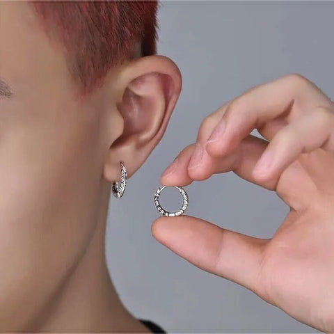 Boucles d'oreilles mantra à six mots - Protection et bénédiction