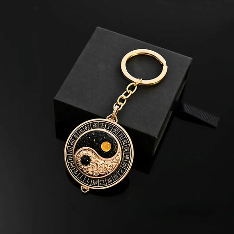 Porte-clés Bagua taoïste - Protection et sécurité