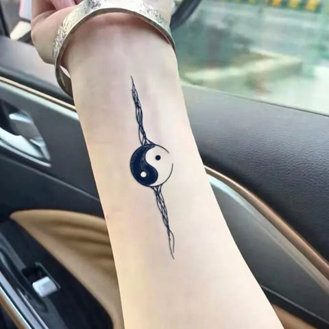 Taoistisches Kräutertattoo Sticker