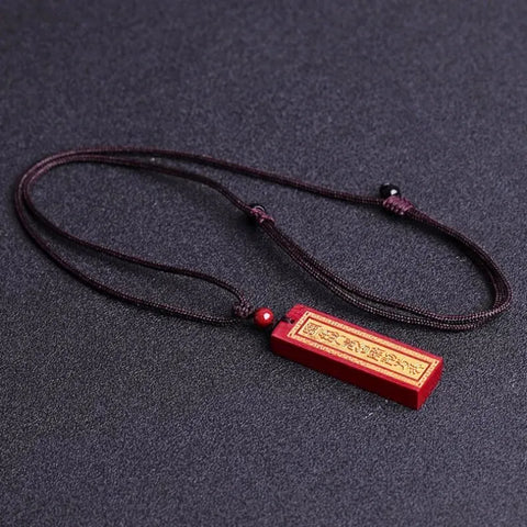 Pendentif mantra taoïste à neuf caractères - Pour la protection et la bénédiction