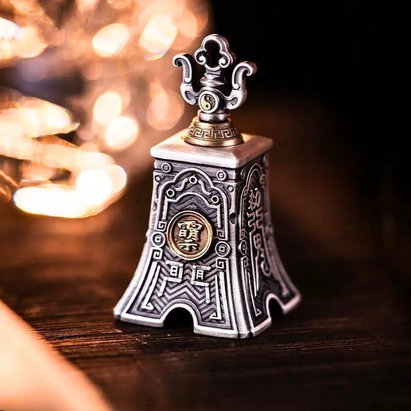Pendentif cloche taoïste Sanqing - Porte-clés de voiture et bijou de sac