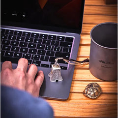 Pendentif cloche taoïste Sanqing - Porte-clés de voiture et bijou de sac